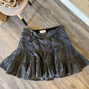 DIESEL PLEATED MINI SKIRT